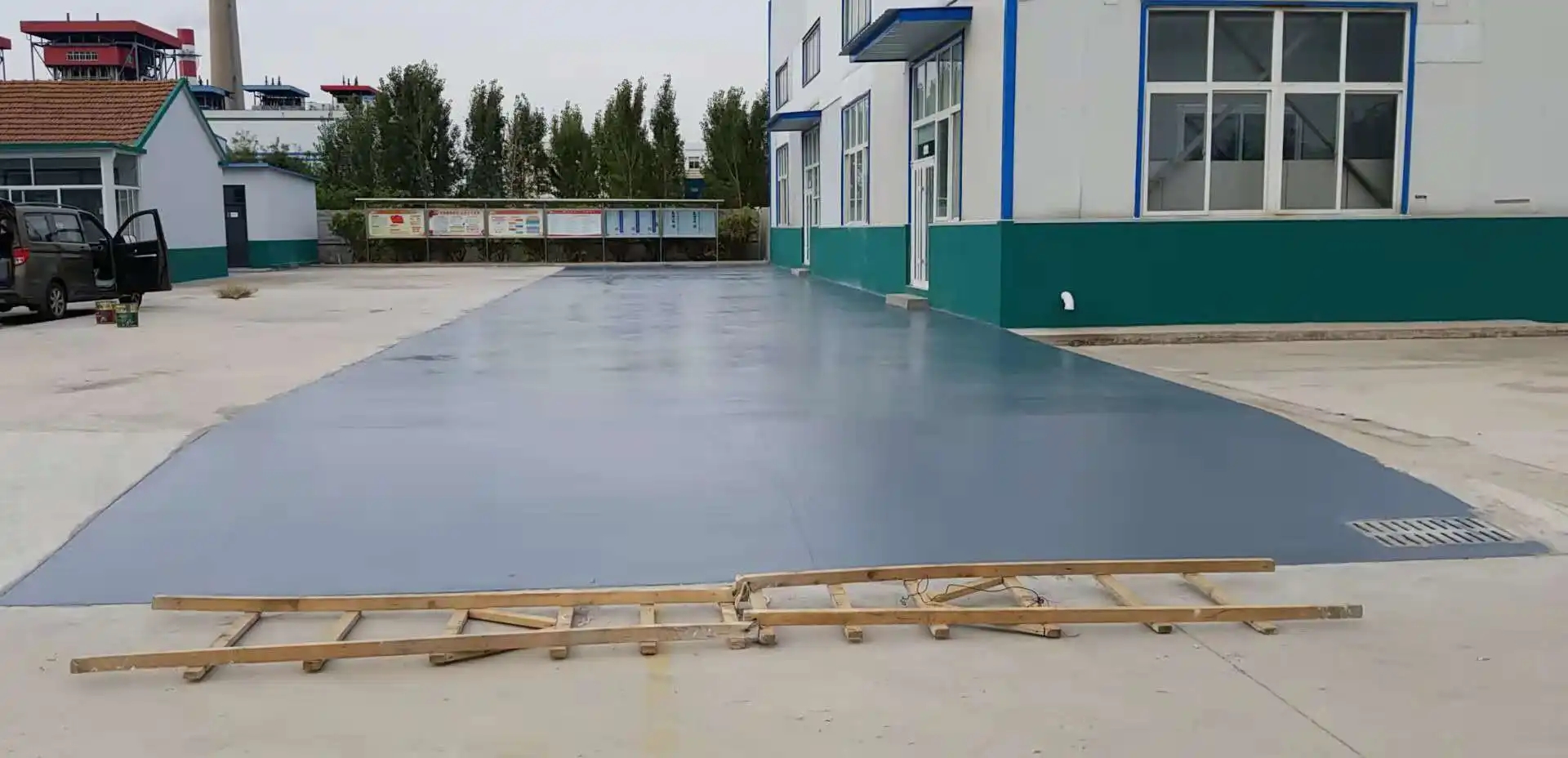 乐东车间厂房地坪漆修补翻新